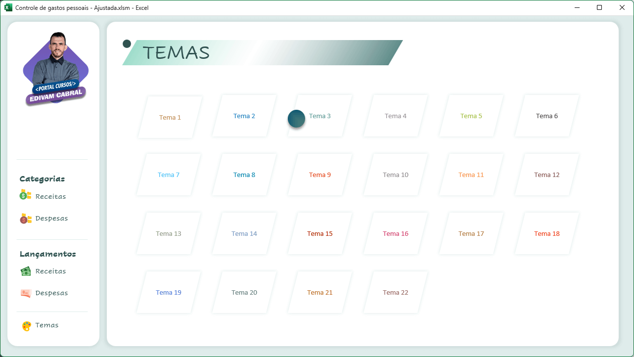 Curso de Excel VBA Controle de Gastos